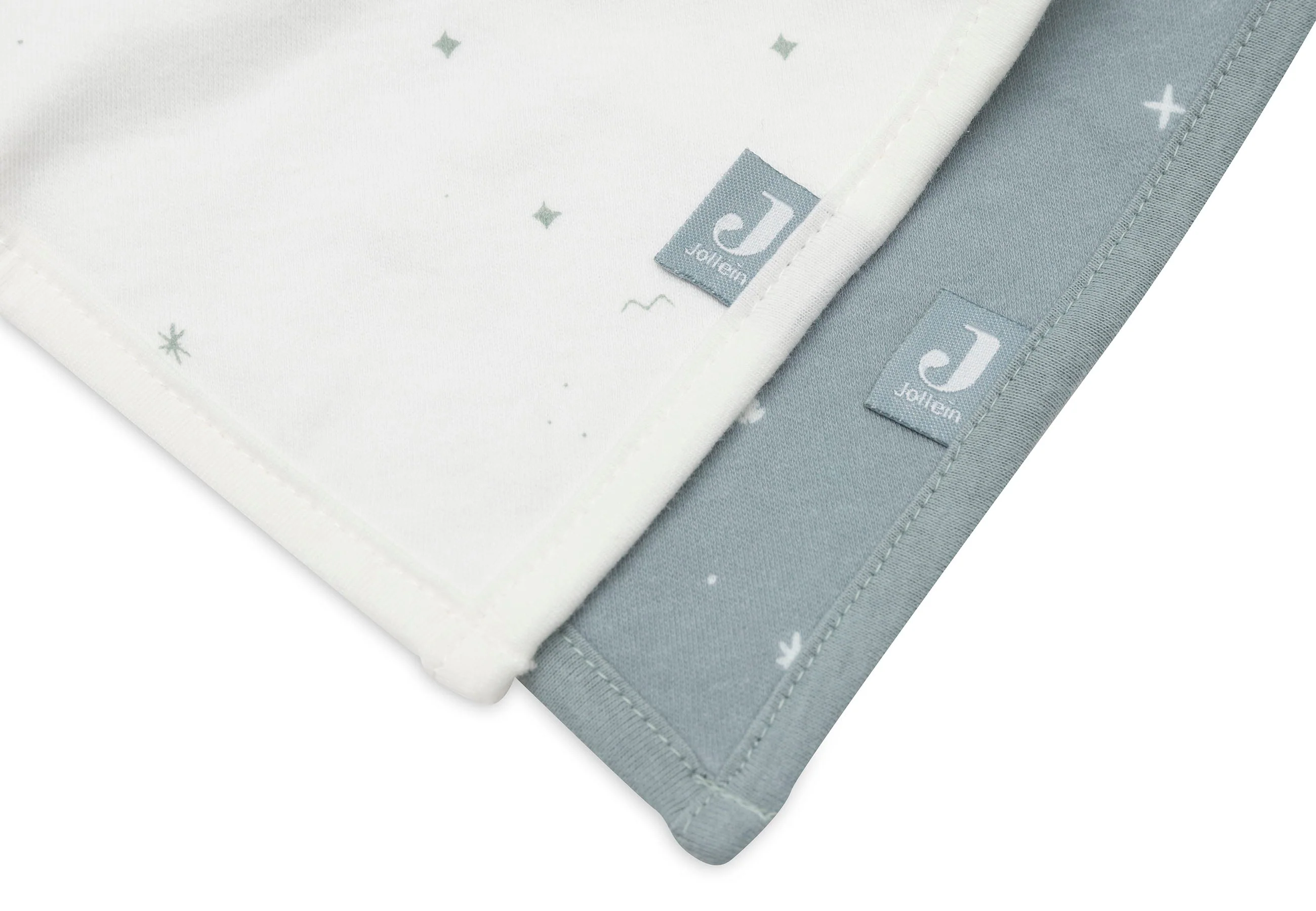 * Jollein Kwijlsjaaltje Twinkling Sea Green (2pack) - Image 5