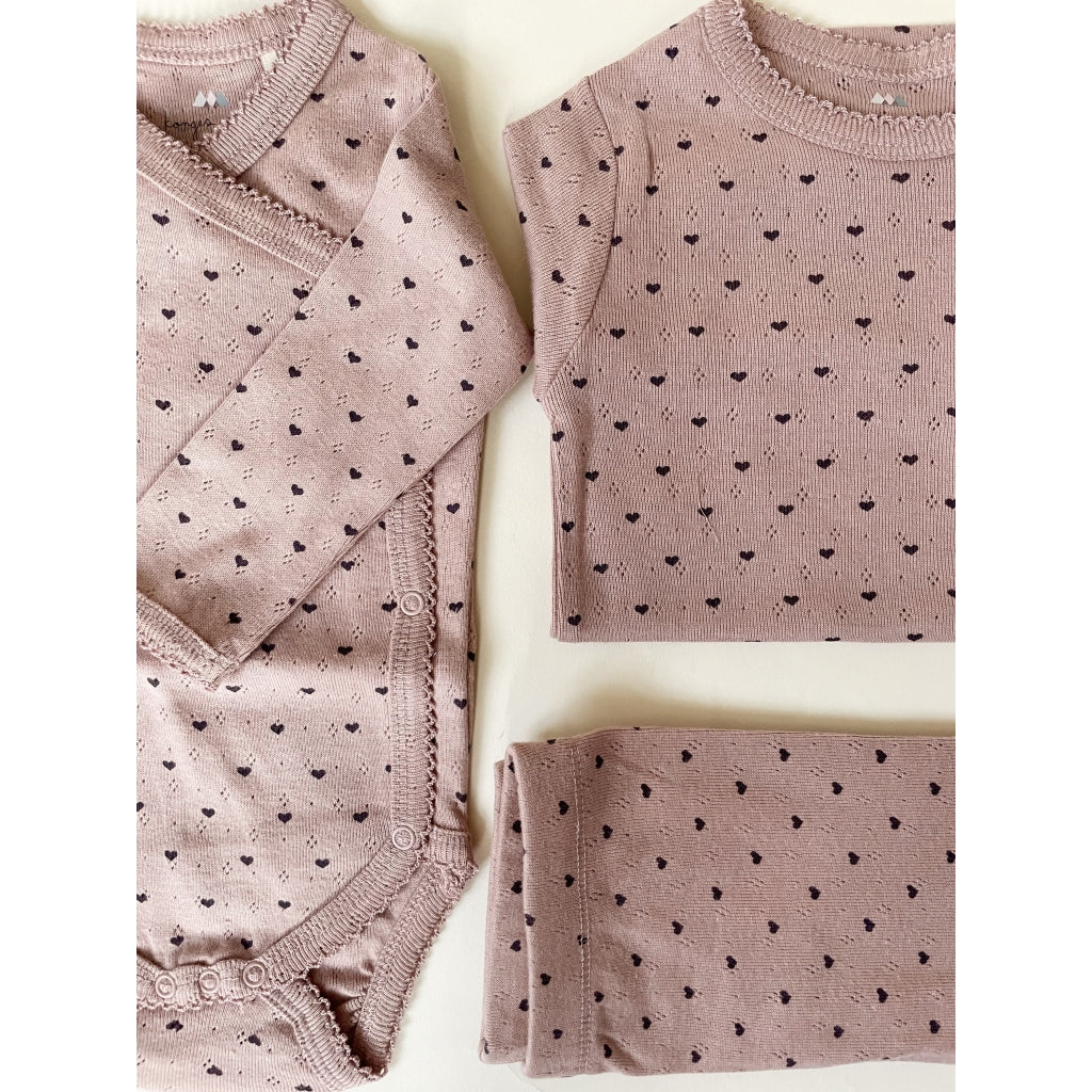 * Konges Sløjd Classic Longsleeve Newborn Body GOTS | Du Coeur Sparrow - Image 4