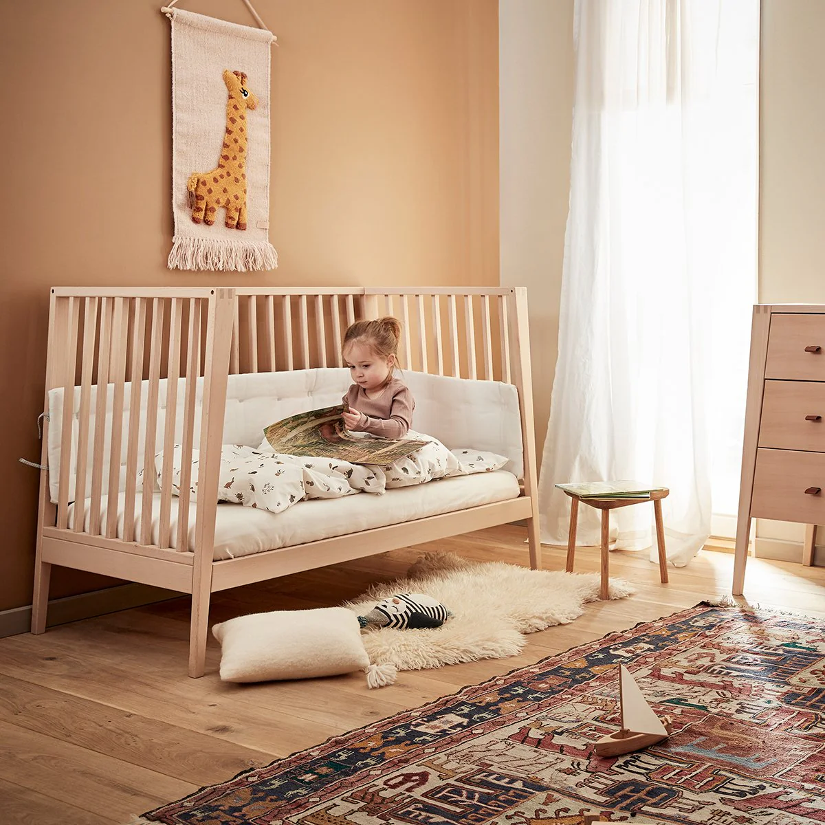 Leander Babybed Ledikant Linea | Beuk 70x120 cm - Image 3