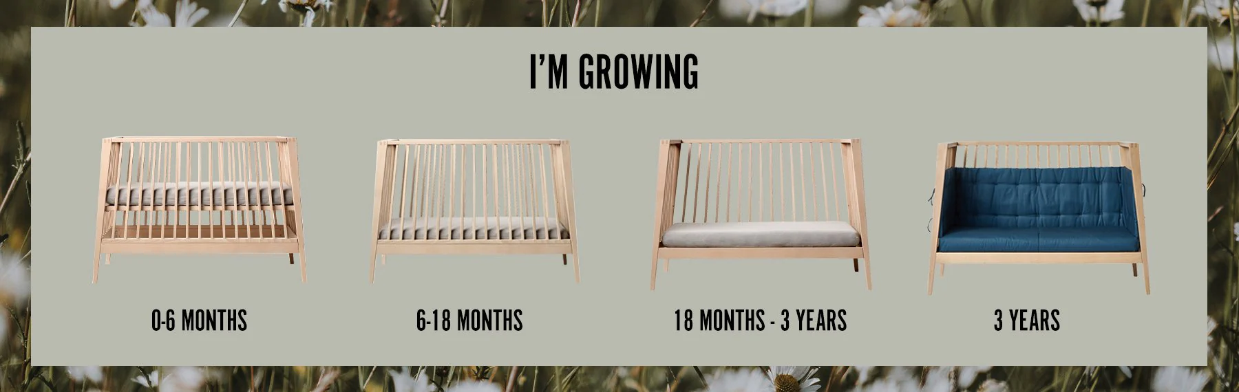 Leander Babybed Ledikant Linea | Beuk 70x120 cm - Image 8