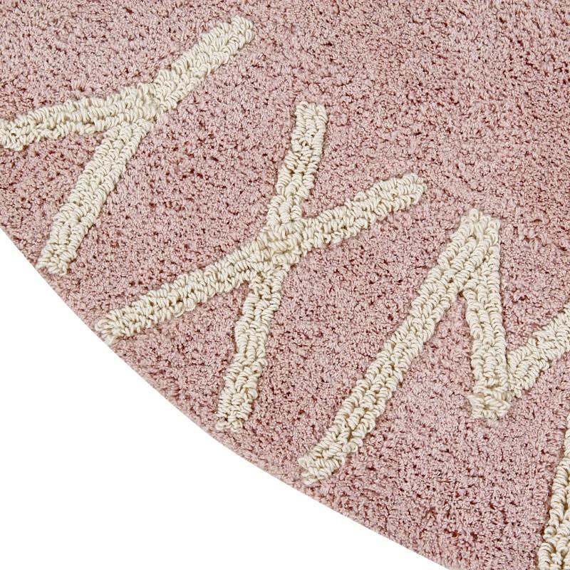 Lorena Canals machinewasbaar tapijt Round ABC Pink - Image 3