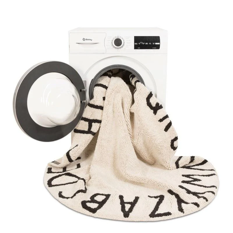 Lorena Canals machinewasbaar tapijt Round ABC Pink - Image 6