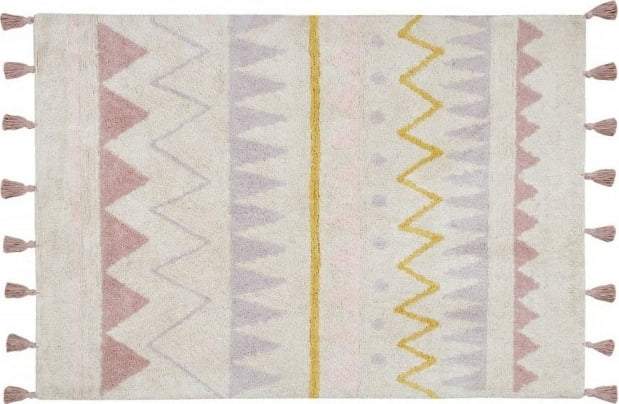 Lorena Canals machinewasbaar tapijt 140x200cm Azteca Natural Vintage Nude Large - Image 3