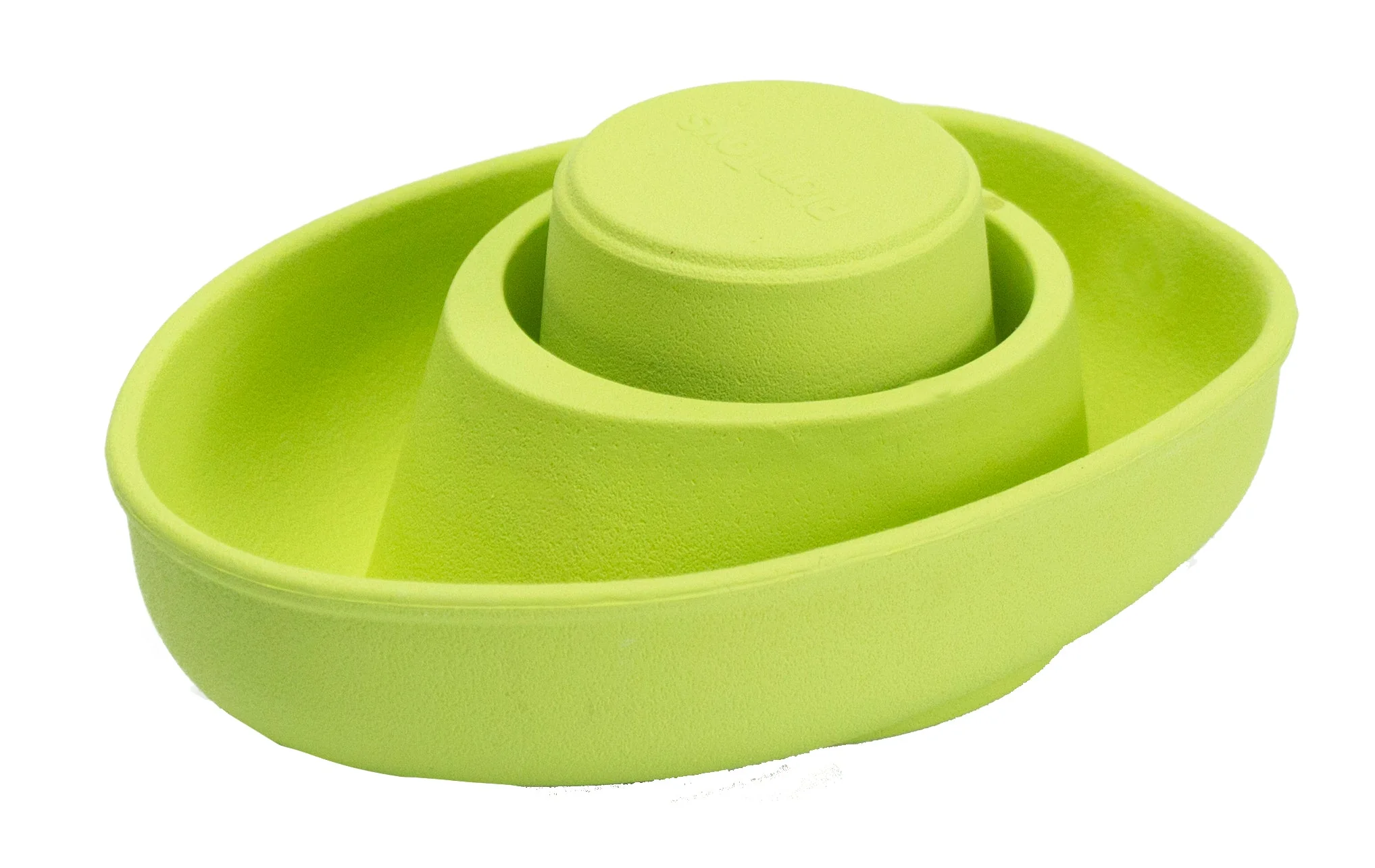 * Plantoys Badspeelgoed Rubber Boat | Pastel Green - Image 6