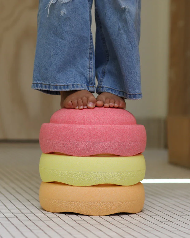 Stapelstein Original Rainbow Warm Pastel | Set van 3 - Image 3