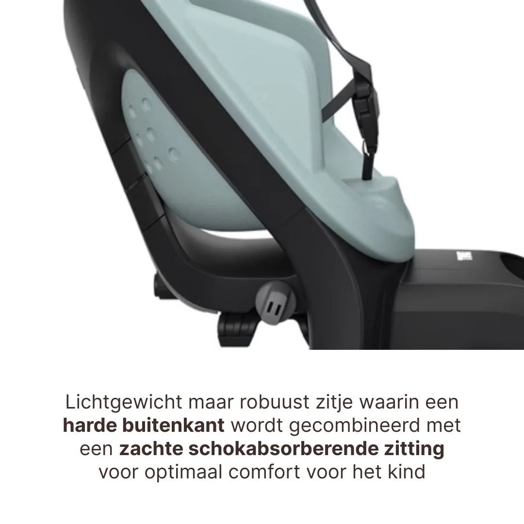 Thule Yepp 2 Maxi Fietsstoel Achterop Bagagedrager Montage I Alaska Blue - Image 5