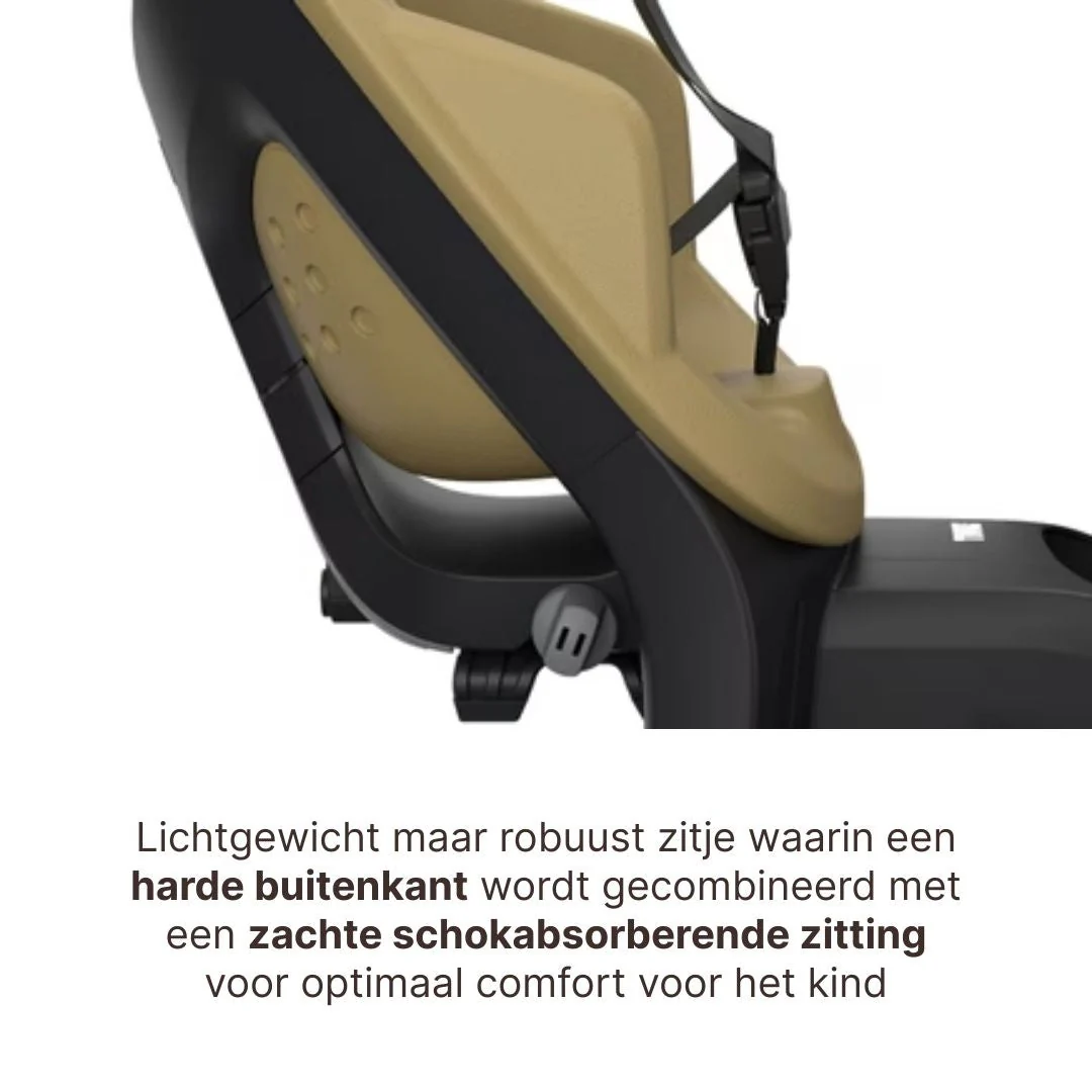 Thule Yepp 2 Maxi Fietsstoel Achterop Bagagedrager Montage I Fennel Tan - Image 6