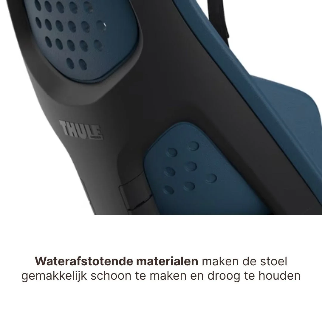 Thule Yepp 2 Maxi Fietsstoel Achterop Bagagedrager Montage I Majolica Blue - Image 11