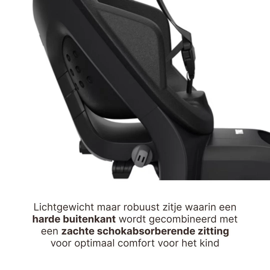 Thule Yepp 2 Maxi Fietsstoel Achterop Bagagedrager Montage I Midnight Black - Image 12