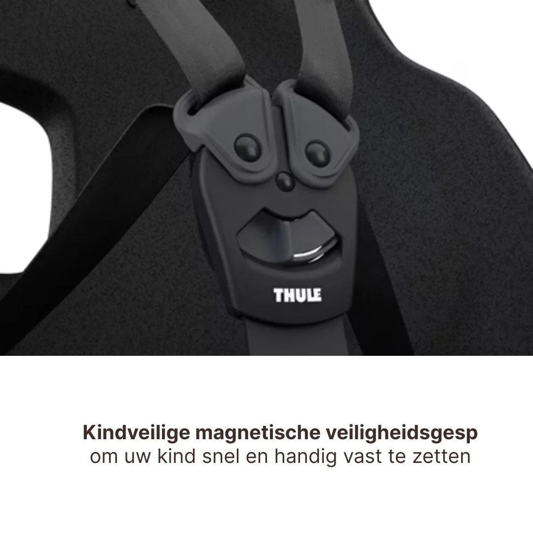 Thule Yepp Nexxt 2 Maxi Fietsstoel Achterop Bagagedrager Montage I Midnight Black - Image 5