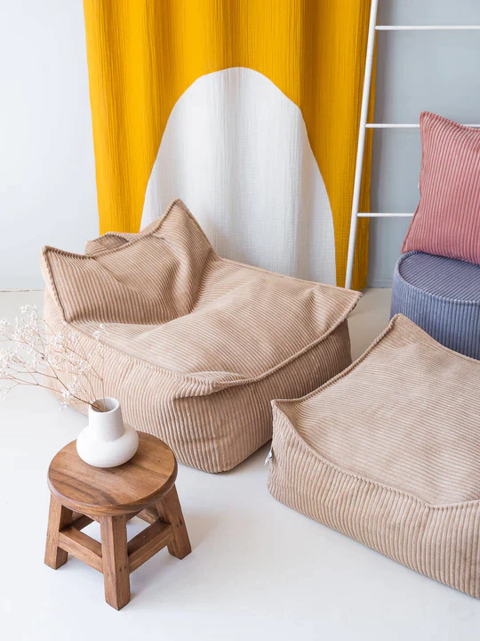 Wigiwama Pouffe Square Ottoman | Brown Sugar - Image 3